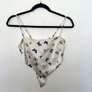 Butterfly crop top